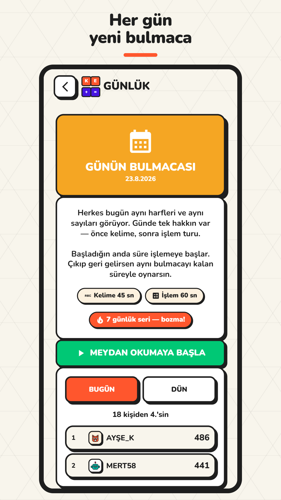 Günlük Görev